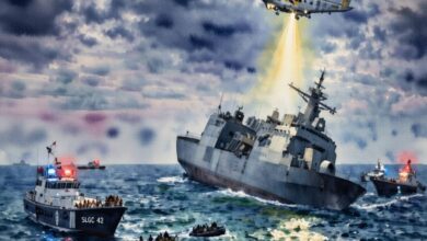 Us torpedoes iranian ship