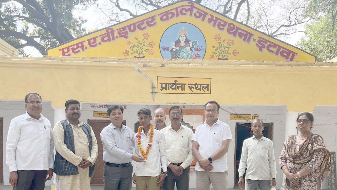 इंस्पायर अवार्ड योजना में छात्र विवेक का चयन