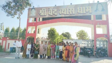 एम. ए. संस्कृत के विद्यार्थियों ने नैमिषारण्य का शैक्षिक भ्रमण किया