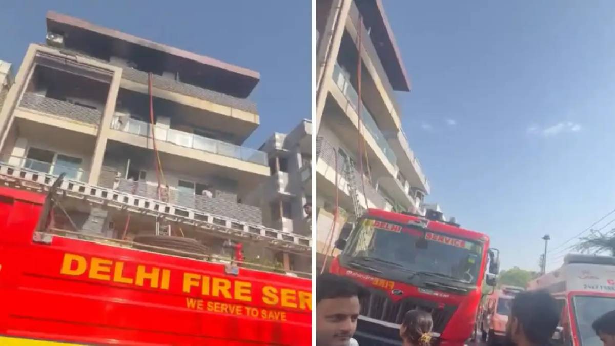 Delhi Residential Building Fire