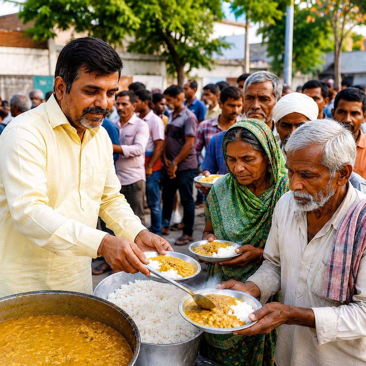 नारायण अन्न सेवा ने 50 हजार भोजन वितरण का ऐतिहासिक पड़ाव किया पूरा