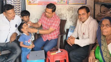 6 बूथों पर 731 बच्चों ने ली दो बूंद जिंदगी की