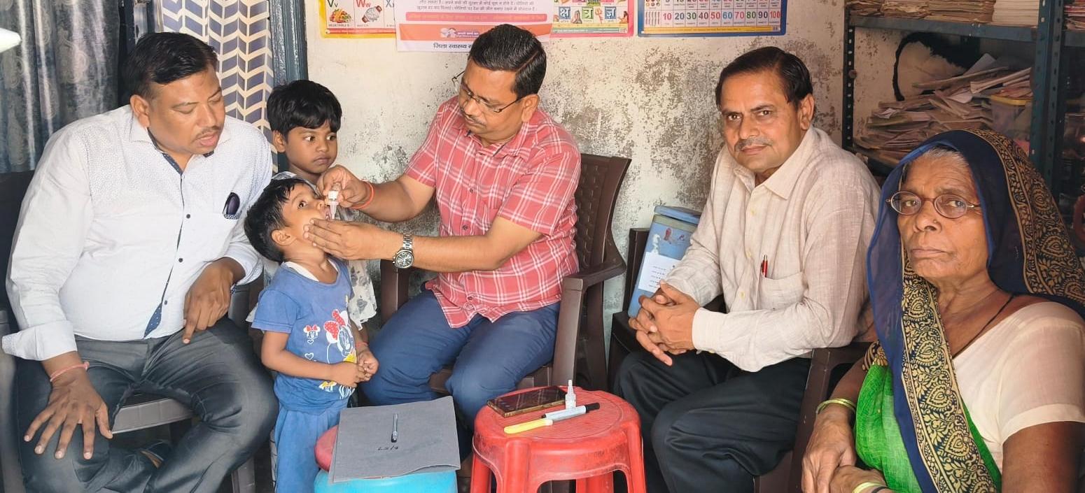 6 बूथों पर 731 बच्चों ने ली दो बूंद जिंदगी की
