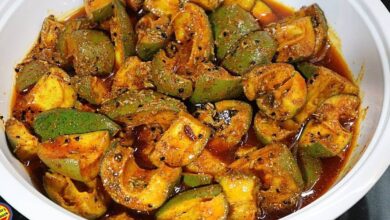 mango pickle measurements