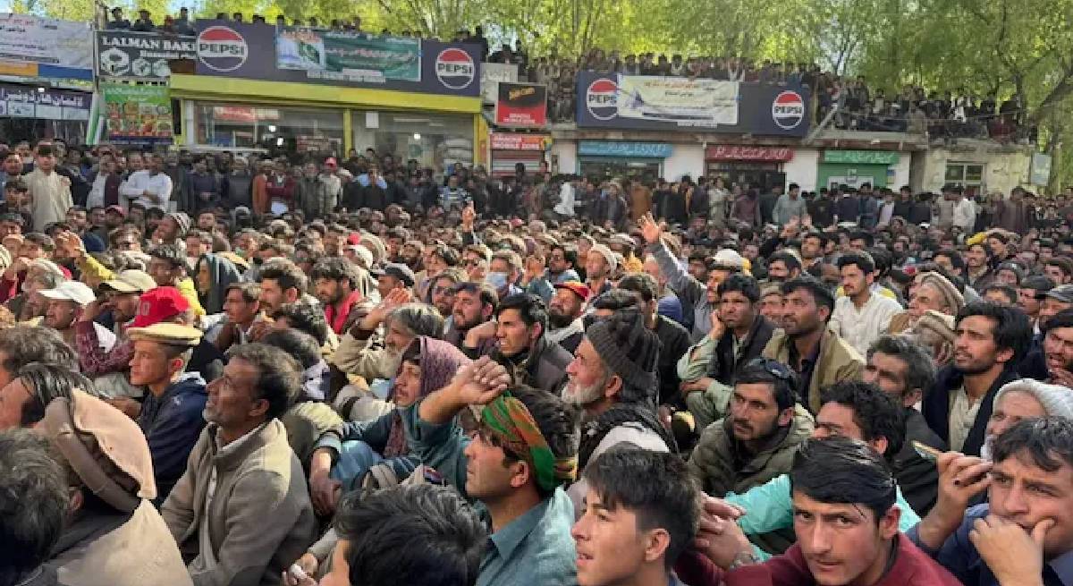 Protest in POK