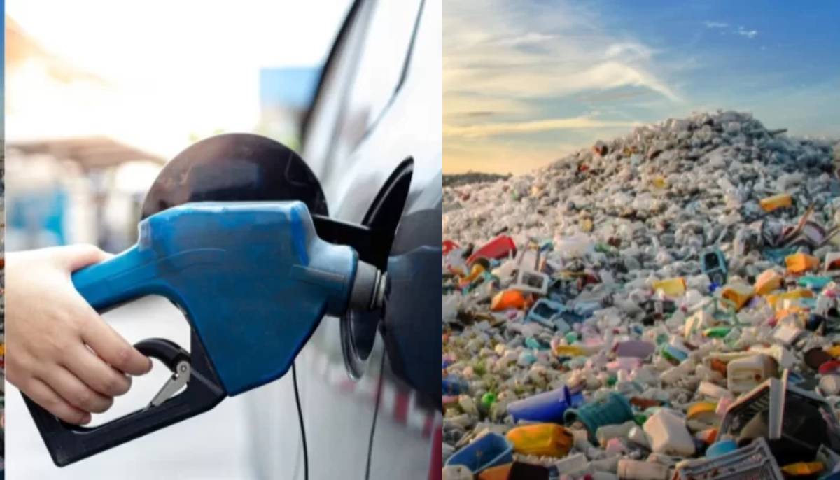 plastic waste-to petrol