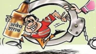 अवैध शराब विक्रेता गिरफ्तार, शराब के 18 अवैध क्वार्टर बरामद