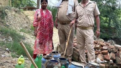 आबकारी विभाग का अभियान तेज, 30 लीटर कच्ची शराब बरामद, 200 किलो लहन नष्ट