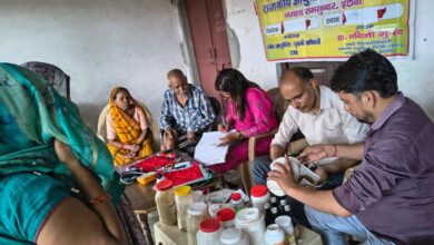 आयुष आपके द्वार शिविर: 78 मरीजों ने कराया परीक्षण