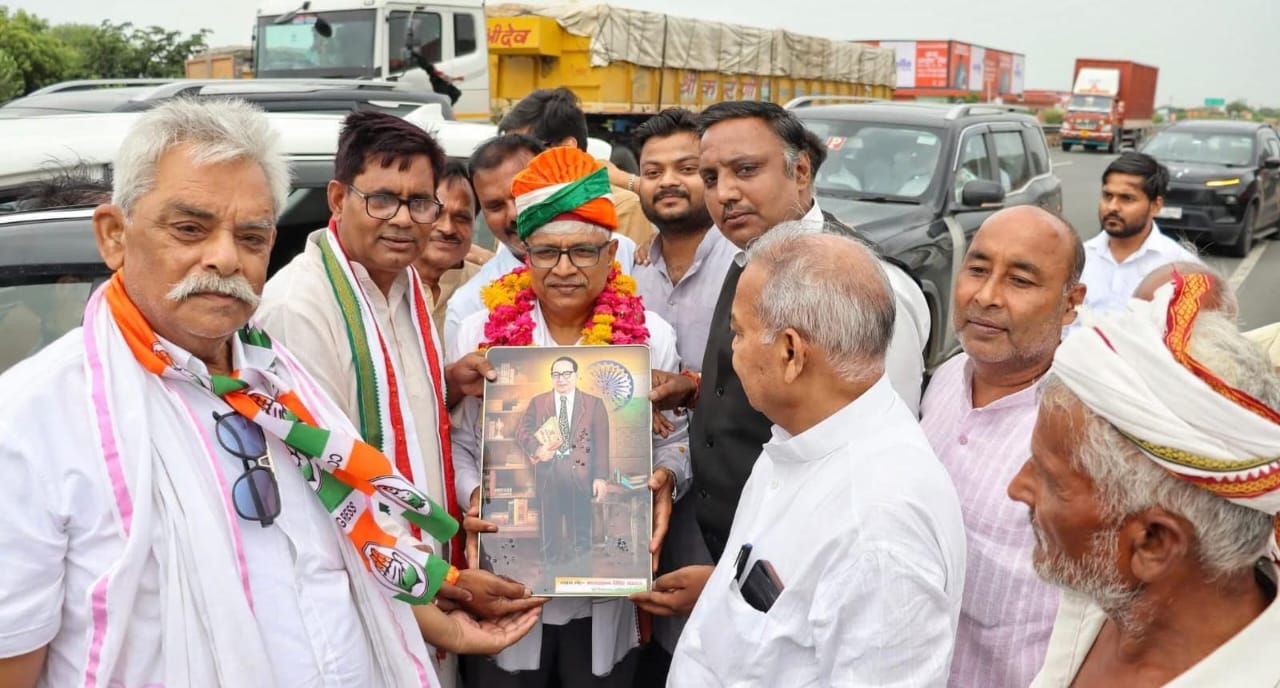प्रदेश कांग्रेस प्रभारी का हुआ जोरदार स्वागत