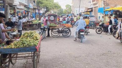 प्रशासन का अतिक्रमण पर फिर चला डंडा