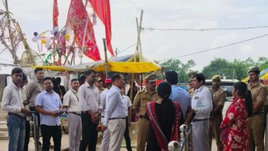 ब्रह्माणी लख्खी मेला का डीएम ने किया निरीक्षण