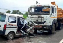 MP Bhind Truck Loader Collision
