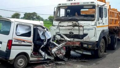 MP Bhind Truck Loader Collision