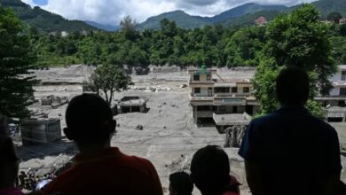 Nepal China Border Glacier Surge Flood