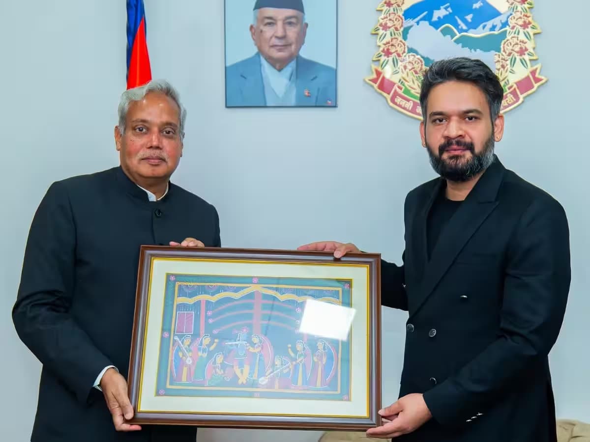 Balen Shah Meeting Indian Ambassador