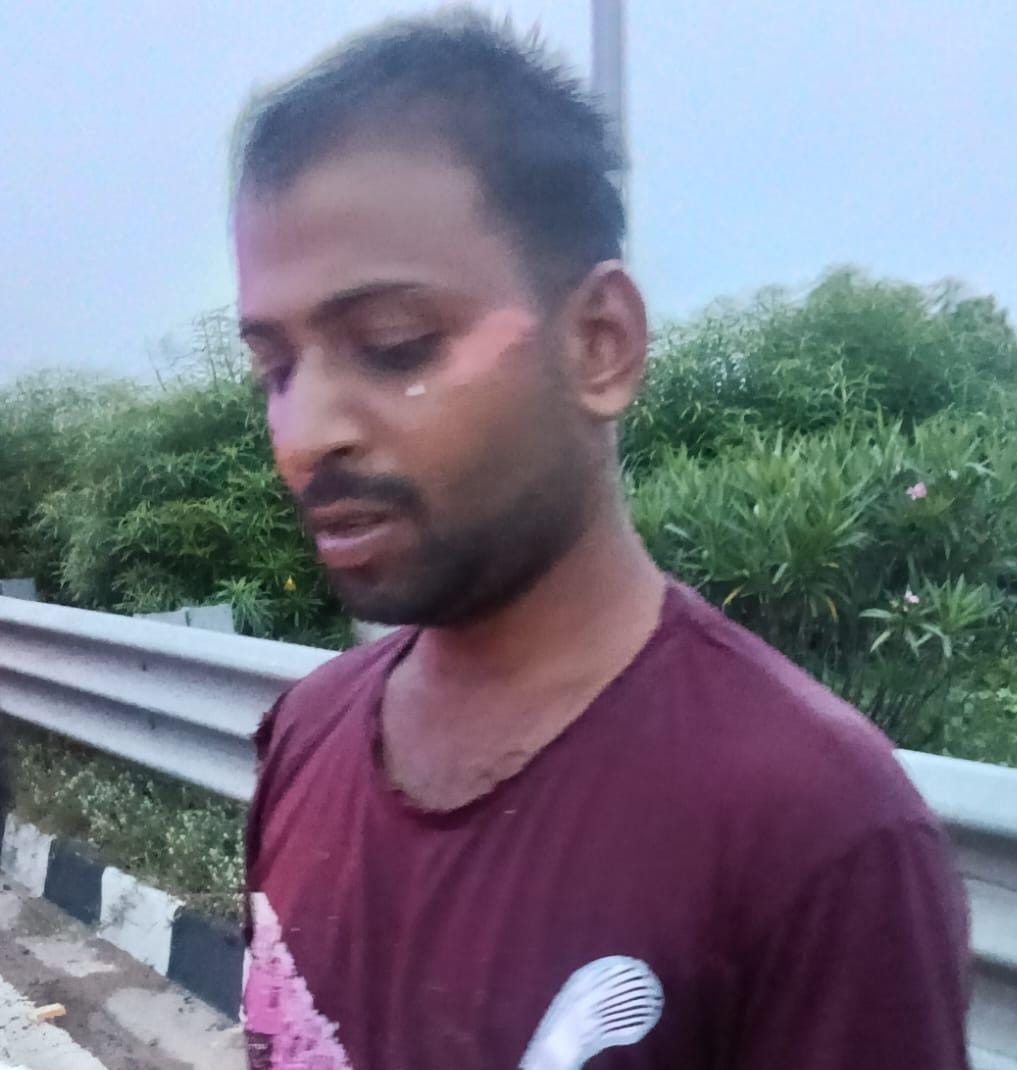 कटफोरी में अज्ञात वाहन ने बाइक सवार को रौंदा
