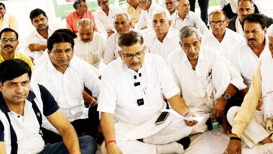 कनावनी में किसानों की महापंचायत, 17 दिन से जारी धरना
