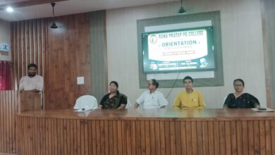 नवप्रवेशित विद्यार्थियों के लिए राजनीति विज्ञान विभाग का ओरिएंटेशन कार्यक्रम आयोजित