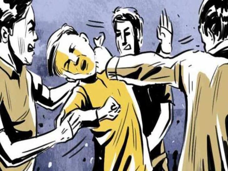 युवक को पीटा: जान से मारने की दी धमकी