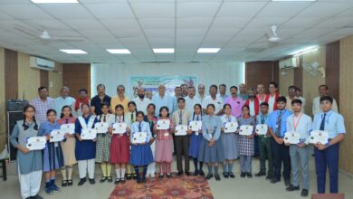 Speech competition organized to mark the birth anniversary of Rana Beni Madhav Bakhsh.