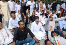 SIR और चुनावी प्रक्रिया के मुद्दे पर कांग्रेस का धरना प्रदर्शन
