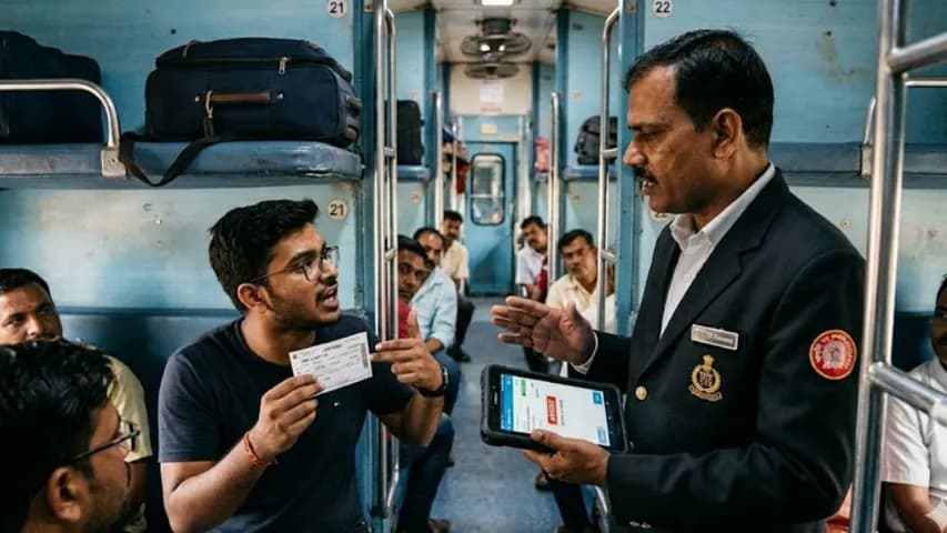Western Railway ticket checking