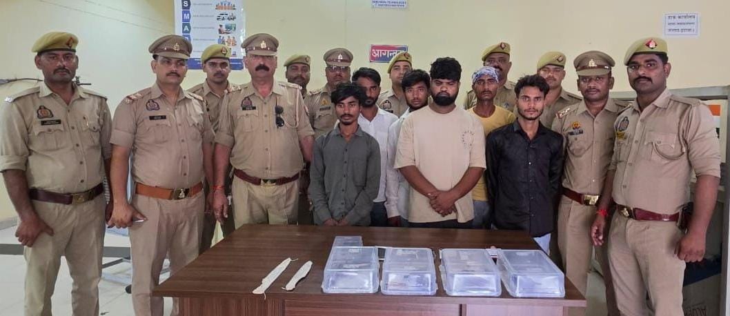 अंतरजनपदीय गिरोह के छह सदस्य गिरफ्तार