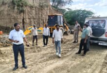 अवैध खनन में लिप्त जेसीबी सीज