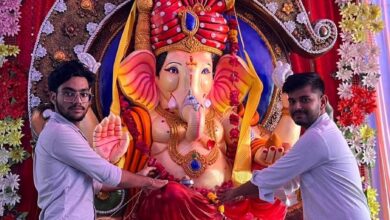 गणपति बप्पा मोरया जयकारों से गूंजा नगर