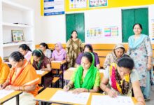 First examination under the Nav Bharat Literacy Programme in Ghaziabad