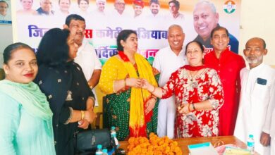गाजियाबाद में नवनियुक्त कांग्रेस प्रदेश प्रवक्ता डॉ. रत्ना पांडेय का स्वागत