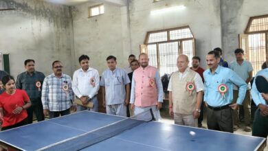 टेबल टेनिस प्रतियोगिता में महिला वर्ग में राणा प्रताप पी.जी. कॉलेज सुल्तानपुर विजेता रही