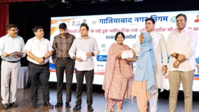 निर्माण श्रमिकों को मिला 21.07 लाख रुपये का लाभ, 77 लाभार्थियों को बांटे गए चेक