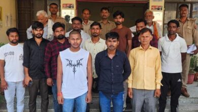 पुलिस ने 13 लोगों का शांतिभंग में चालान