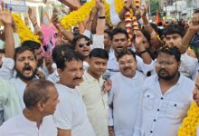 भाजपा के नवनियुक्त क्षेत्रीय उपाध्यक्ष का हुआ भव्य स्वागत
