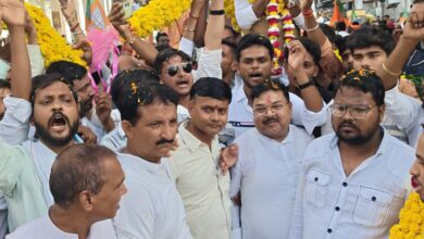 भाजपा के नवनियुक्त क्षेत्रीय उपाध्यक्ष का हुआ भव्य स्वागत