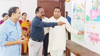 मेरे सपनों का भारत’ में विद्यार्थियों ने रंगों से सजाए अपने सपने