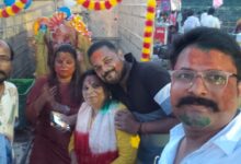 शैल गर्ल्स हॉस्टल की छात्राओं ने धूमधाम से किया गणेश प्रतिमा का विसर्जन
