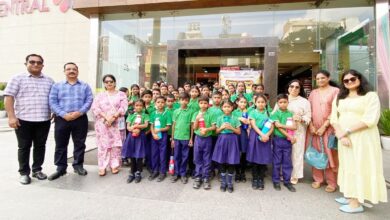 सिनेमा फॉर वैल्यूज’ पहल के तहत 60 विद्यार्थियों ने देखी ‘हनुमान अंश’