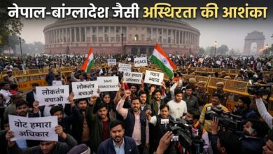 India political unrest debate