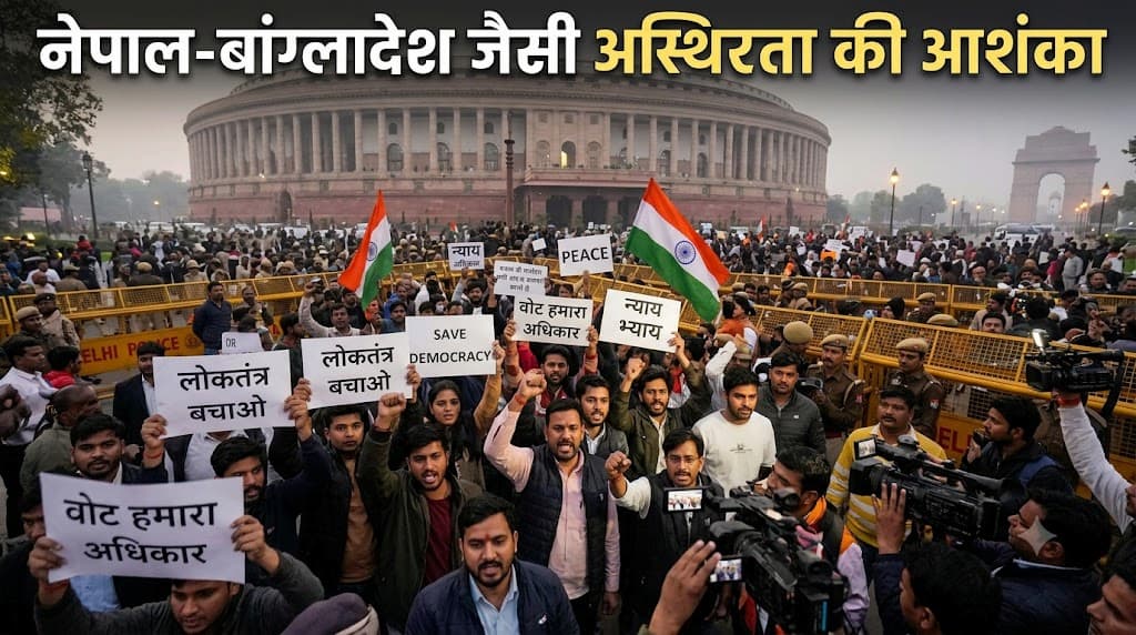 India political unrest debate