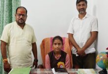 कु.शिवानी एक दिन की बनी स्कूल प्रधानाचार्य