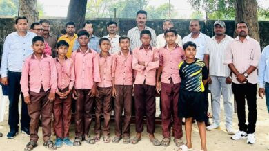खेलकूद प्रतियोगिता में बच्चों ने दिखाया दमखम