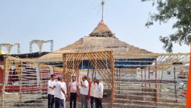 दुर्गा महोत्सव: पूजा स्थल पर भव्य तैयारियां तेज
