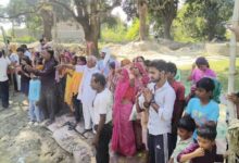 नम आंखों से मां दुर्गा को दी गई विदाई