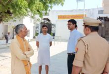 नवरात्रि से पहले ब्रह्माणी मंदिर का एसडीएम ने लिया जायजा