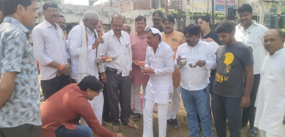 भूमि पूजन: रामलीला महोत्सव की तैयारियां हुईं शुरू