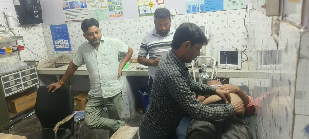 राष्ट्रीय राजमार्ग पर हादसों में दो घायल