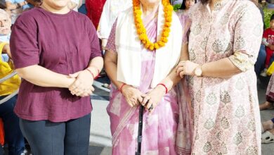 वृद्धजनों के सम्मान में आयोजित किया समारोह